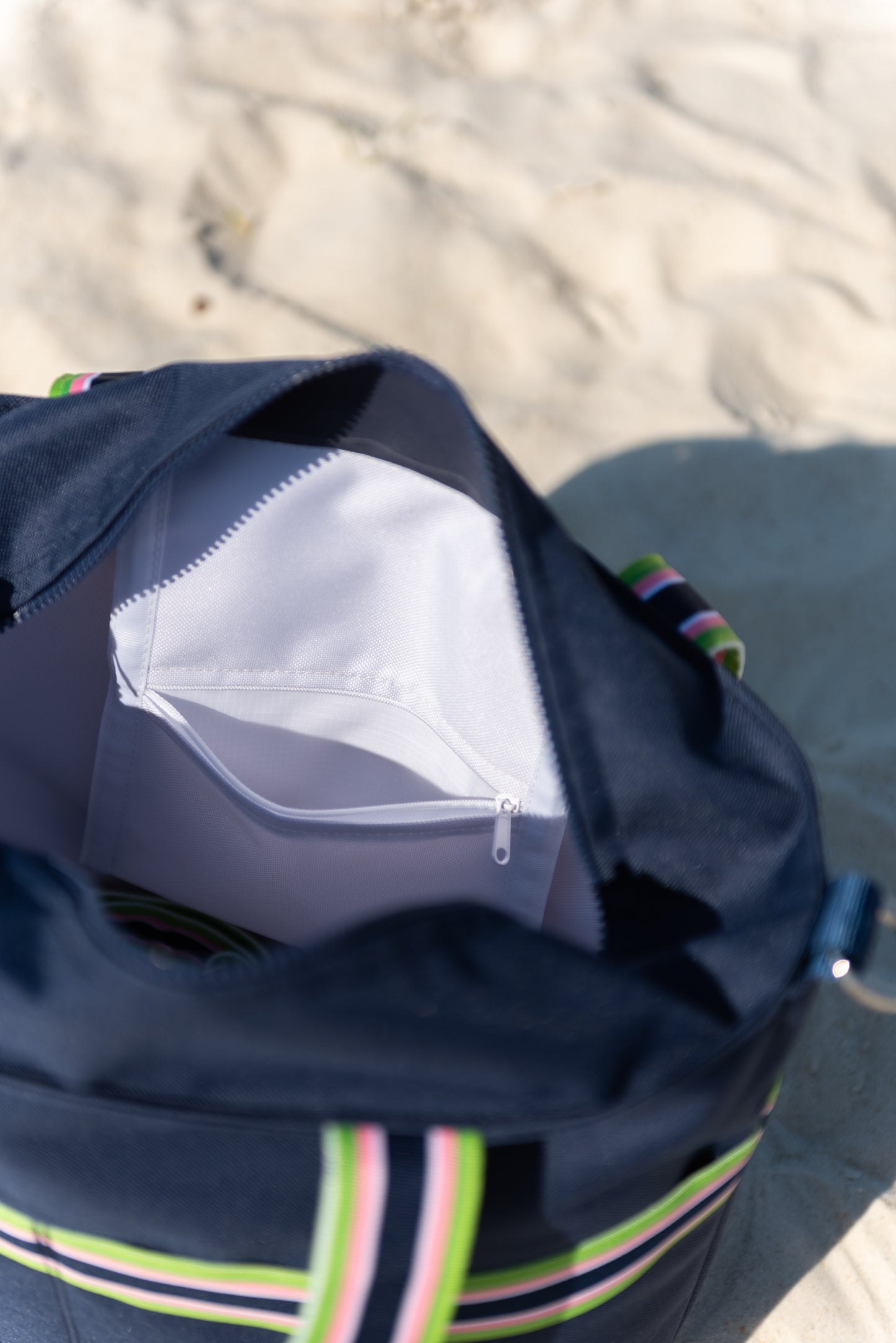 Cruiser Tote: Multi-Colored Stripe
