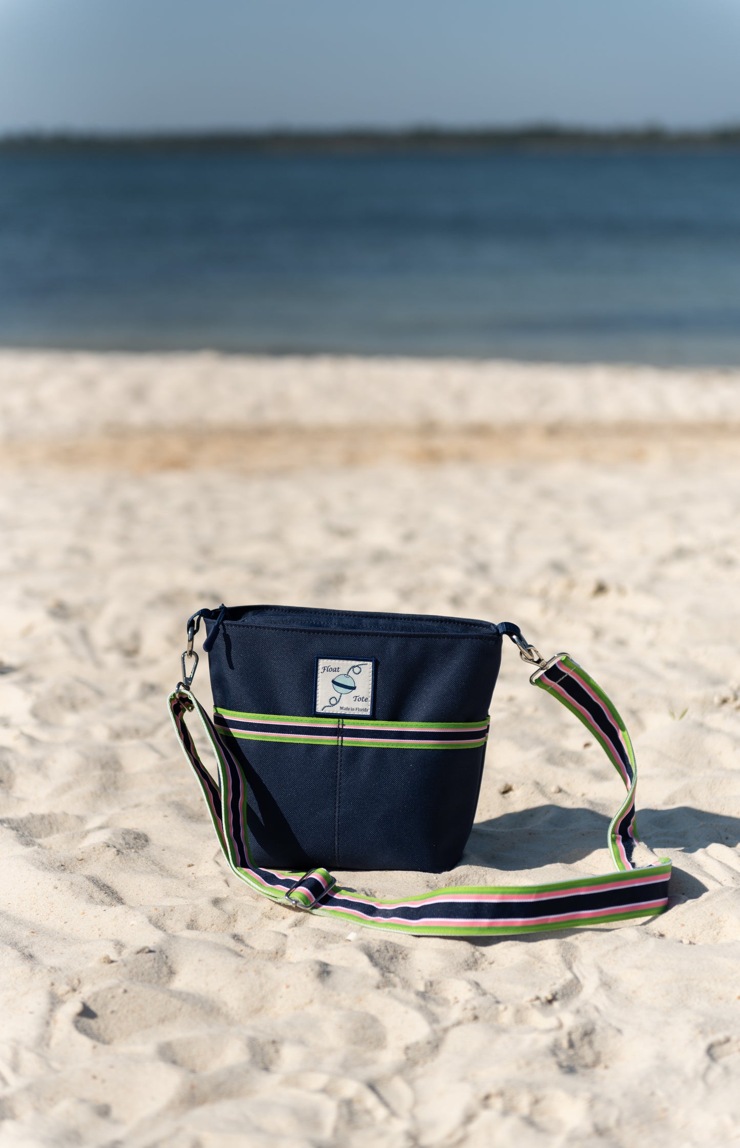 Dinghy Tote: Multi-Colored Stripe