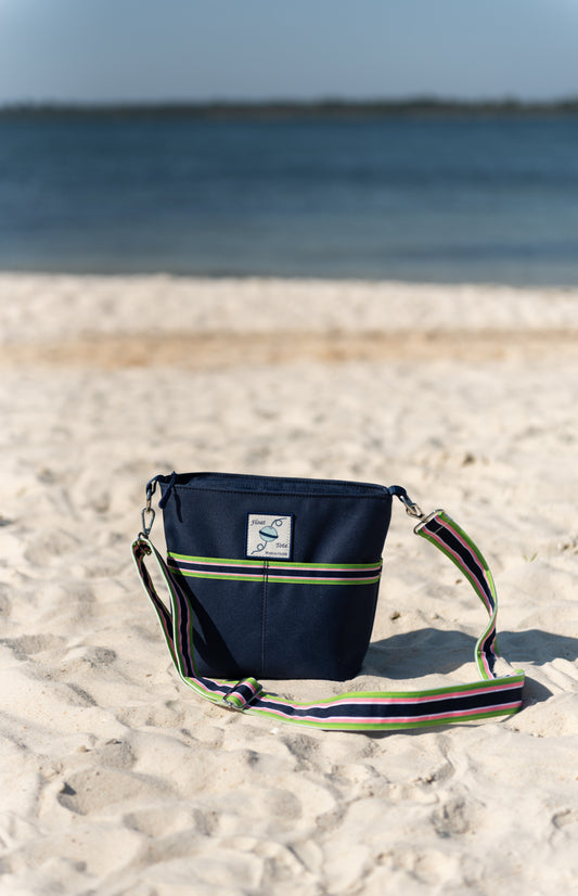 Dinghy Tote: Multi-Colored Stripe