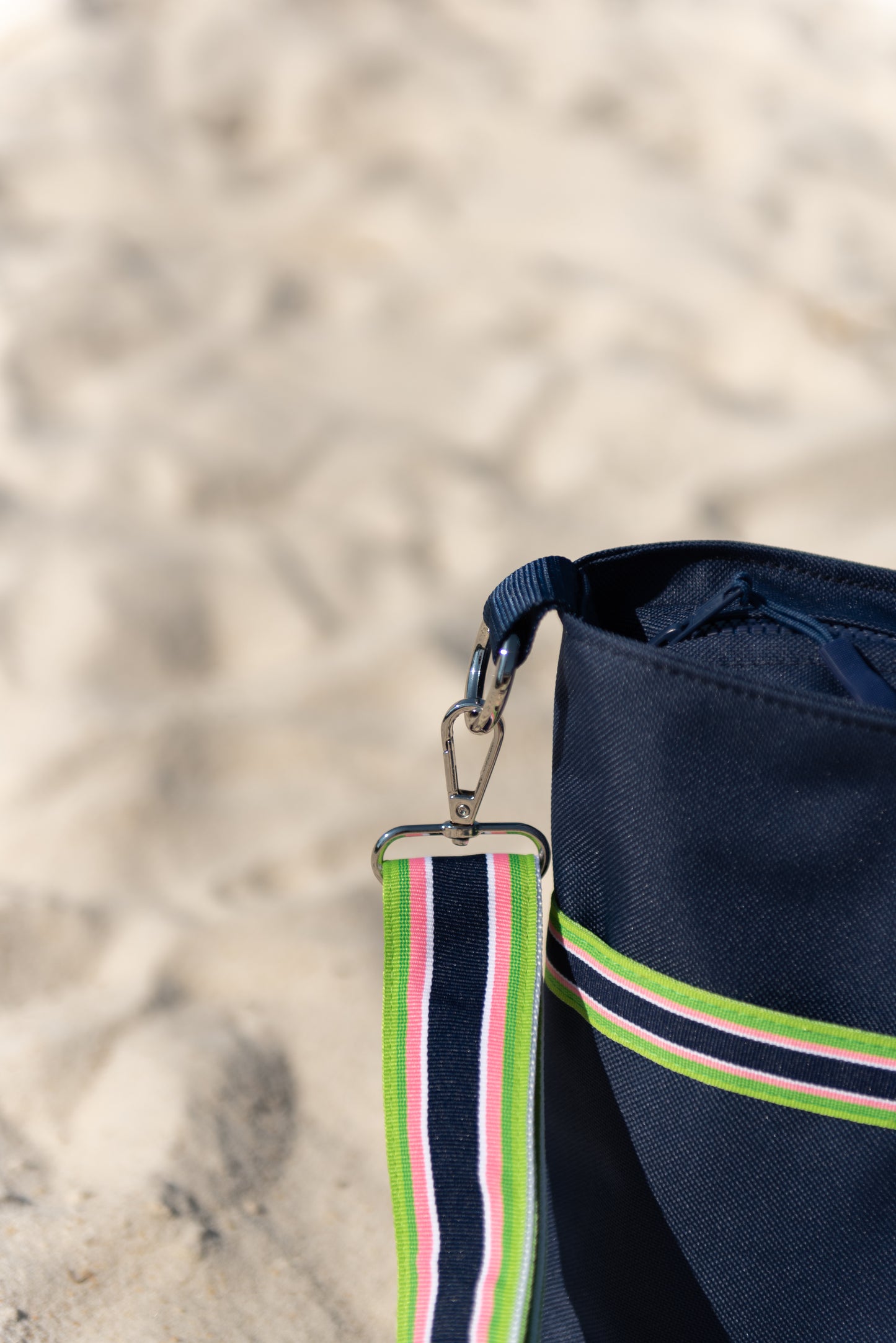 Dinghy Tote: Multi-Colored Stripe