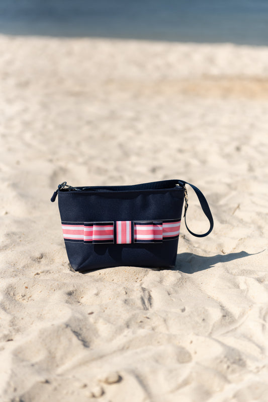 Captain Clutch: Pale Pink Stripe
