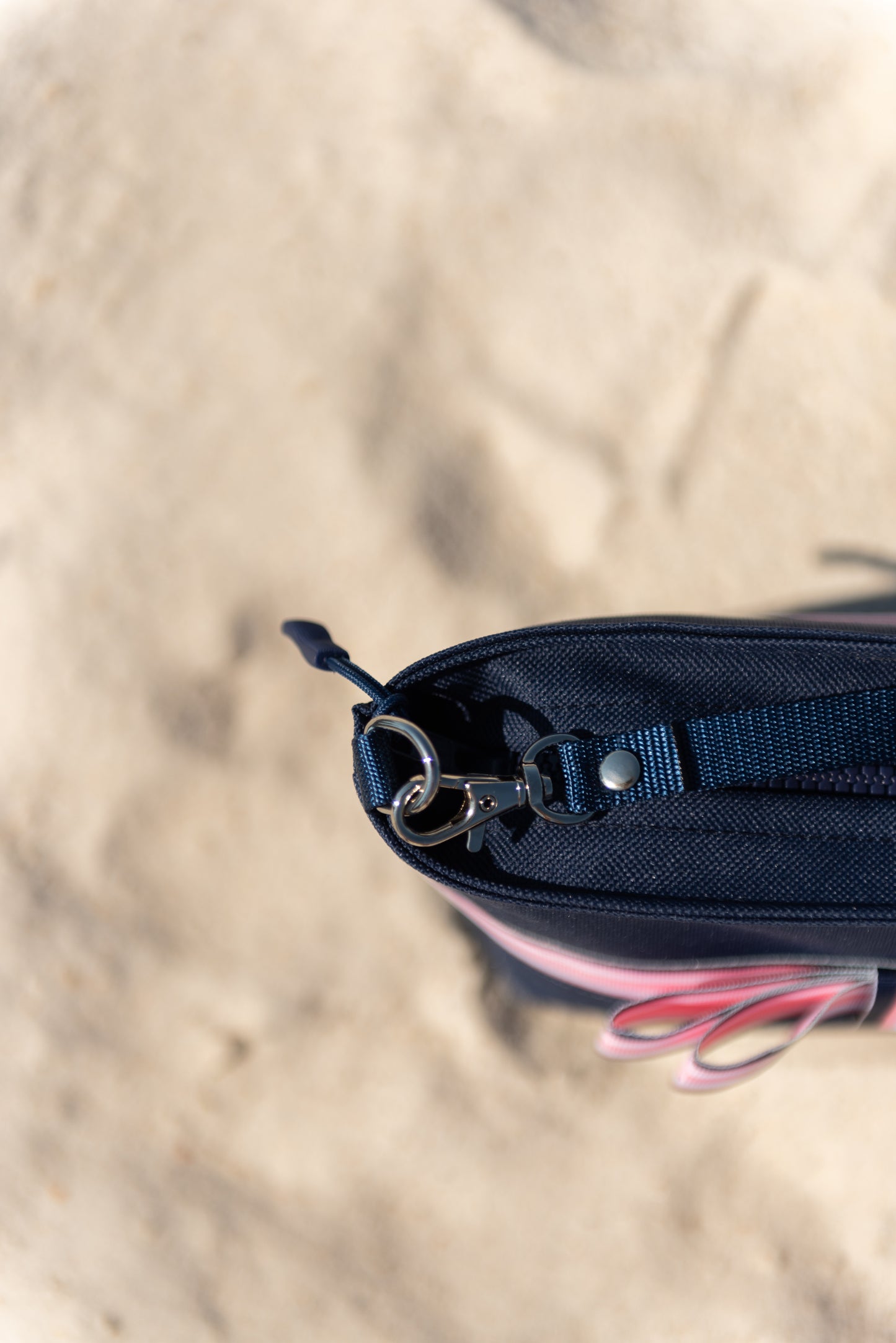 Captain Clutch: Pale Pink Stripe