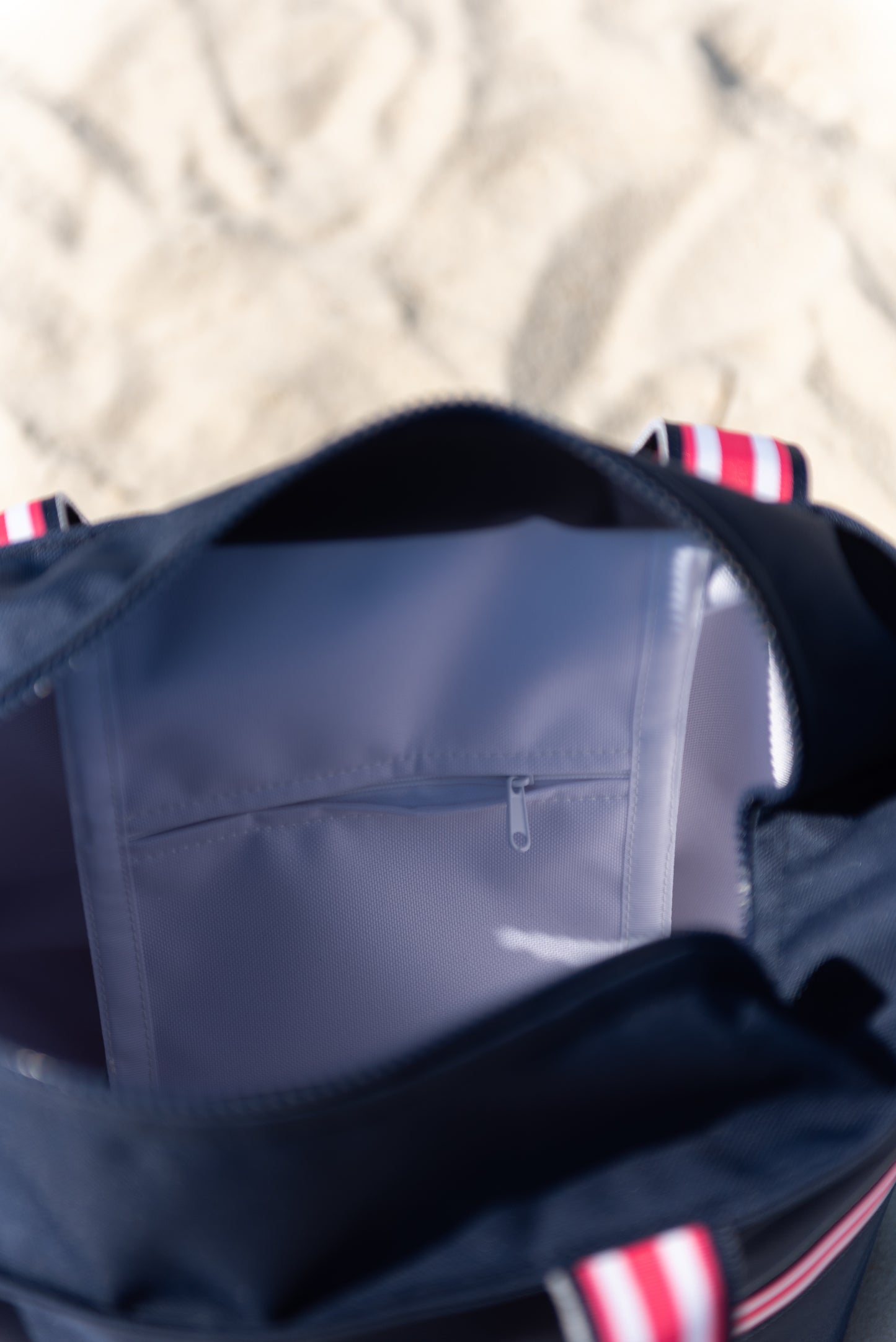 Cruiser Tote: Raspberry Stripe