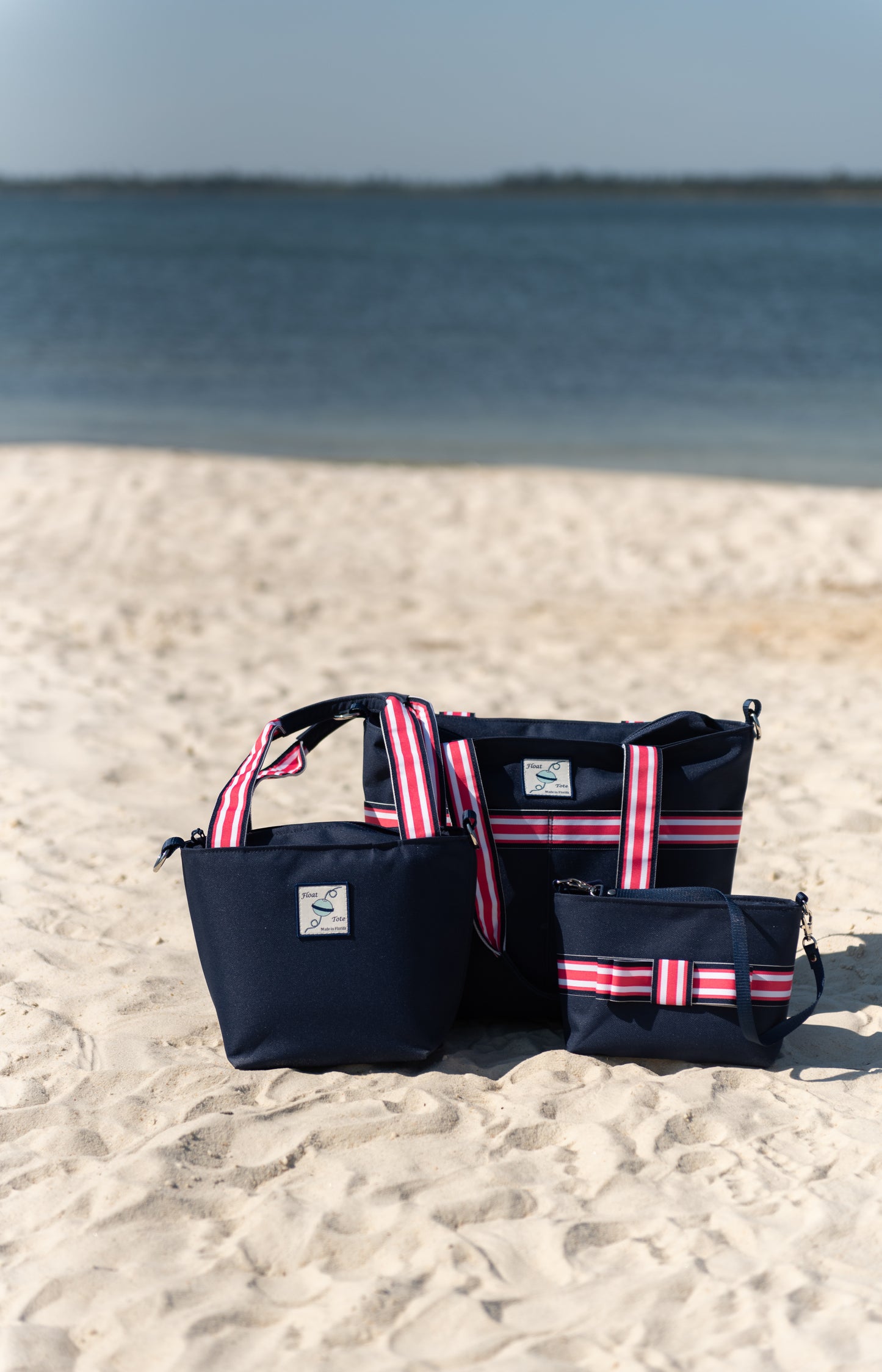 Cruiser Tote: Raspberry Stripe
