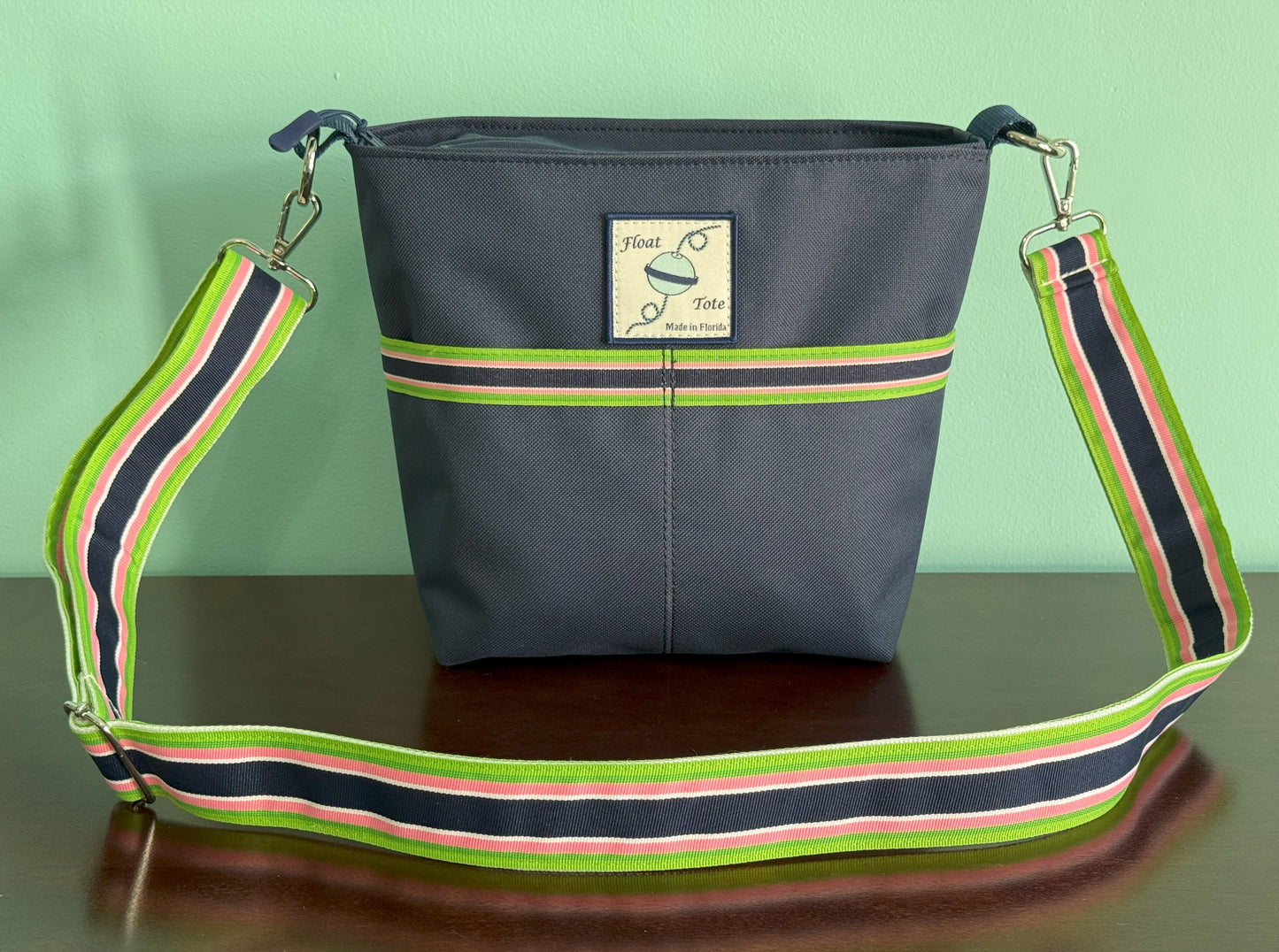 Dinghy Tote: Multi-Colored Stripe